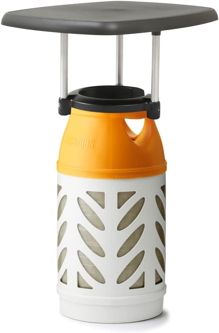Hot Wok Top Line Tisch für Deine Composite Propan-Gasflasche Camping-Ablage