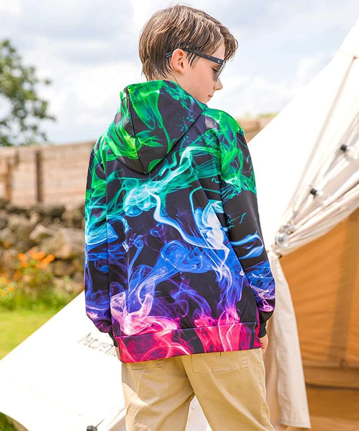 kids4ever Unisex Kinder Hoodie 3D Lustig GedrucKt Kapuzenpullover Langarm Pullover Hoodies Sweatshir