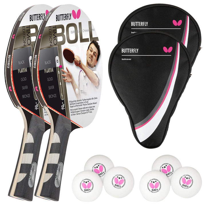 Butterfly® Timo Boll Platin 85025 Tischtennisschläger | Tischtennis Racket Bat Profi | Wettkampfschl