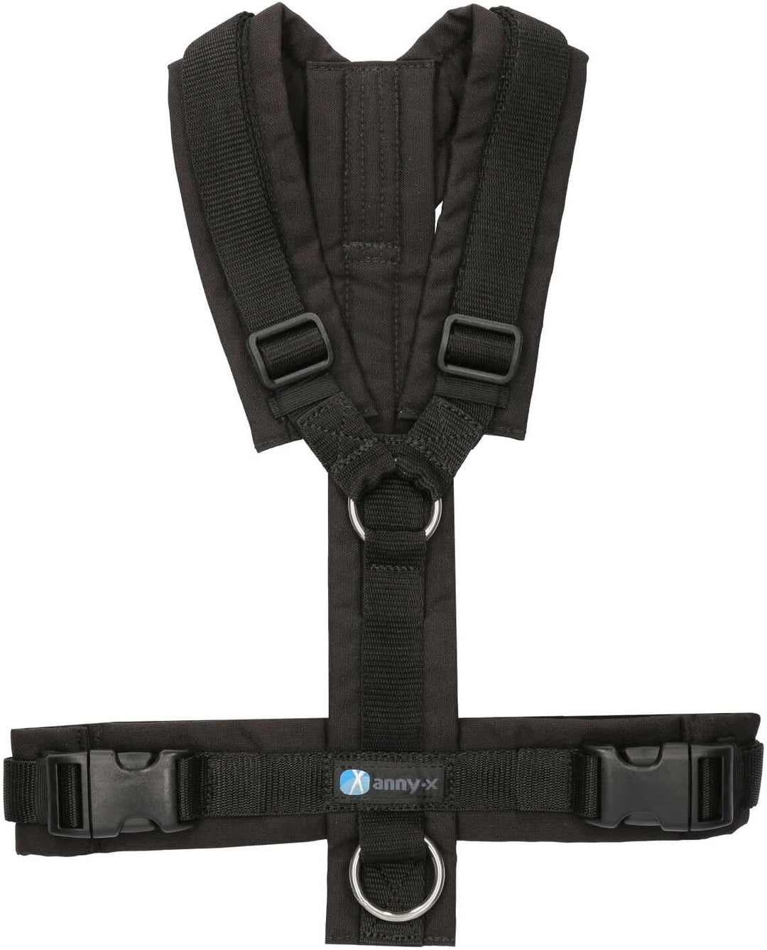 Anny-X Brustgeschirr Fun | Farbe Schwarz | Hundegeschirr in Grösse L kurz (Brustumfang 78-96 cm) (Sc