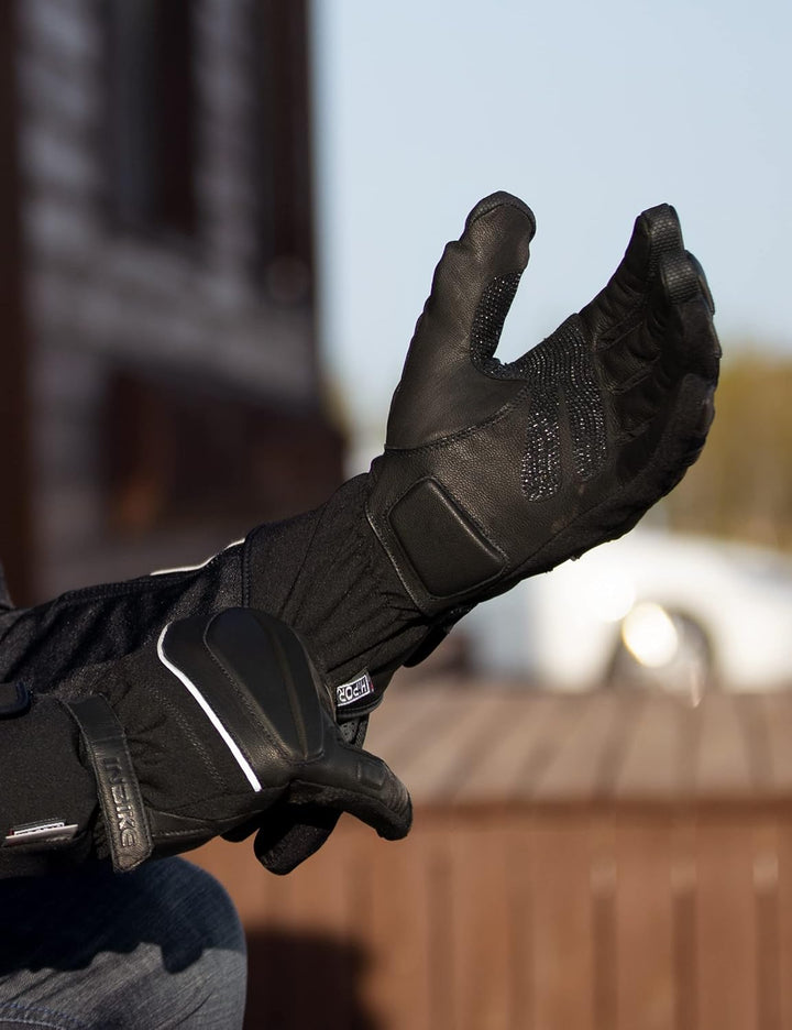 INBIKE Winterhandschuhe Zigenleder Arbeishandschuhe Wasserdicht und Thermo mit 3M Thinsulate für Arb