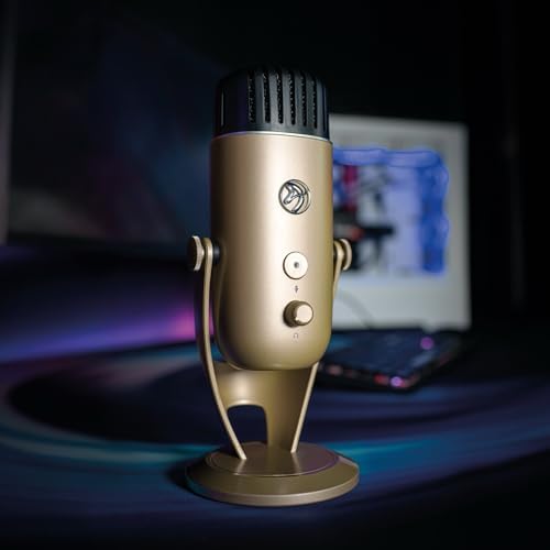 Arozzi Colonna Professional USB Condenser Microphone for PC, Mac, Gaming, Recording, Streaming, Podc