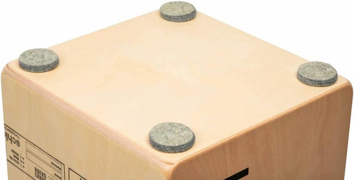 Schlagwerk CP403 Natur Cajon + keepdrum Sitzpad Rot
