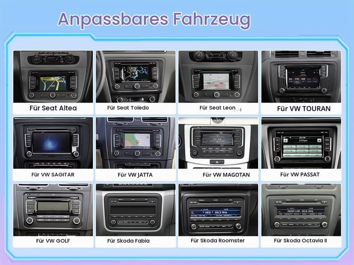 [8Cores 4G+64G] Hikity Autoradio Android 13 Für VW Golf 5 V Golf 6 Passat EOS Polo Jetta 7&