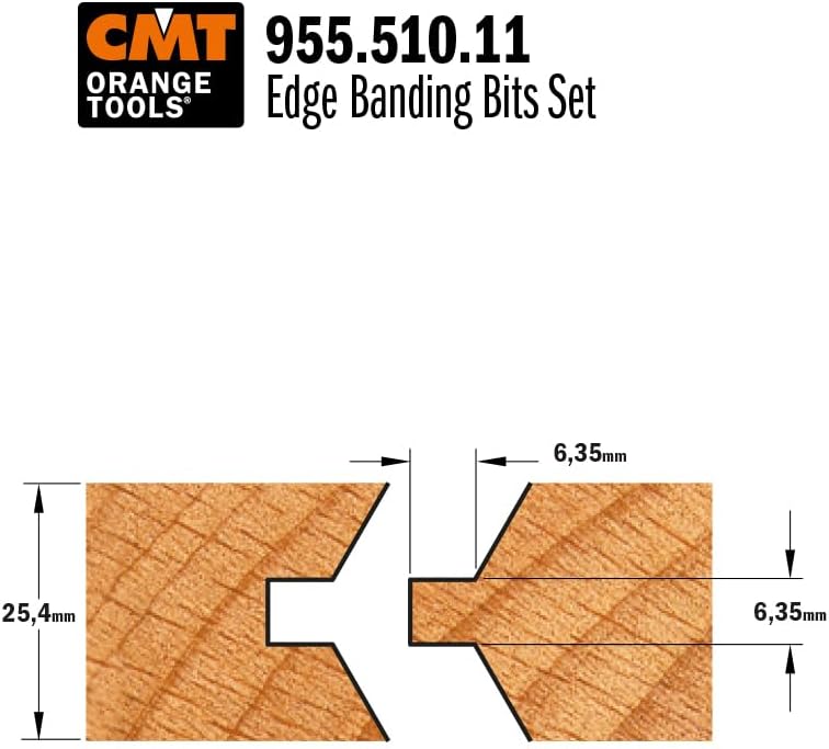 Cmt orange Tools 955.510.11 – Game Of Erdbeeren für zusammen in V S 12 D 40 x 25,4 mit rodam.