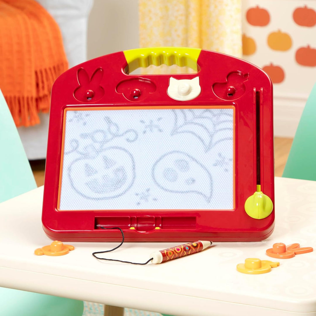 B. toys - Toulouse-LapTrec - Magnetische Zeichentafel - 4 Tierstempel - Tragbarer Skizzenzeichner -