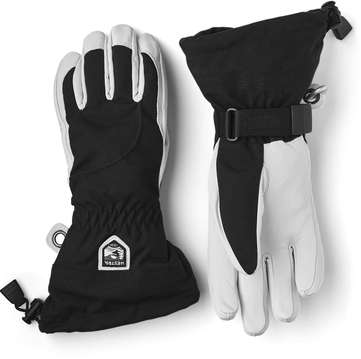 Hestra Heli Ski und kaltem Wetter Handschuh der Frauen 5 Black/Off White, 5 Black/Off White