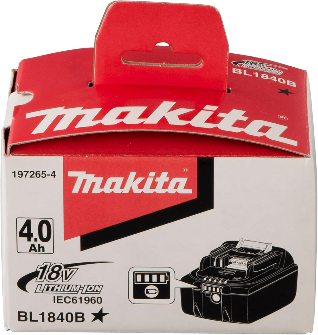 Makita Akku-BL1840B Li 18,0V 4 Ah, 197265-4 Single, Single