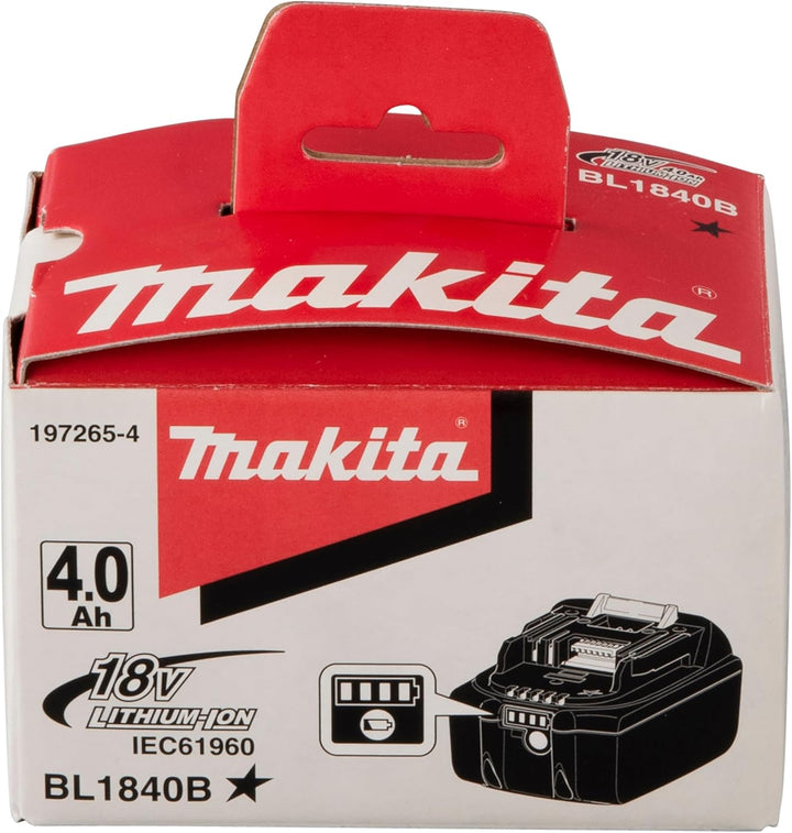 Makita Akku-BL1840B Li 18,0V 4 Ah, 197265-4 Single, Single