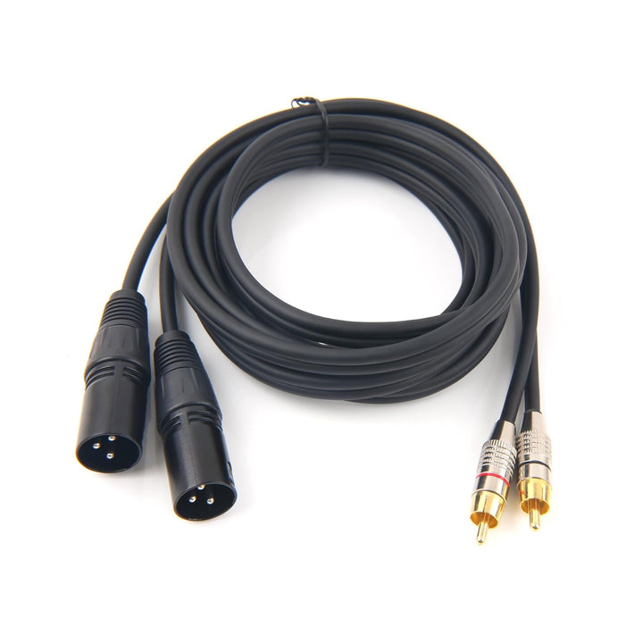 SiYear Unsymmetrisches 2 XLR 3-polig o Dual RCA männlich Phono Stecker HIFI Audio Kabel Kabel Dual X