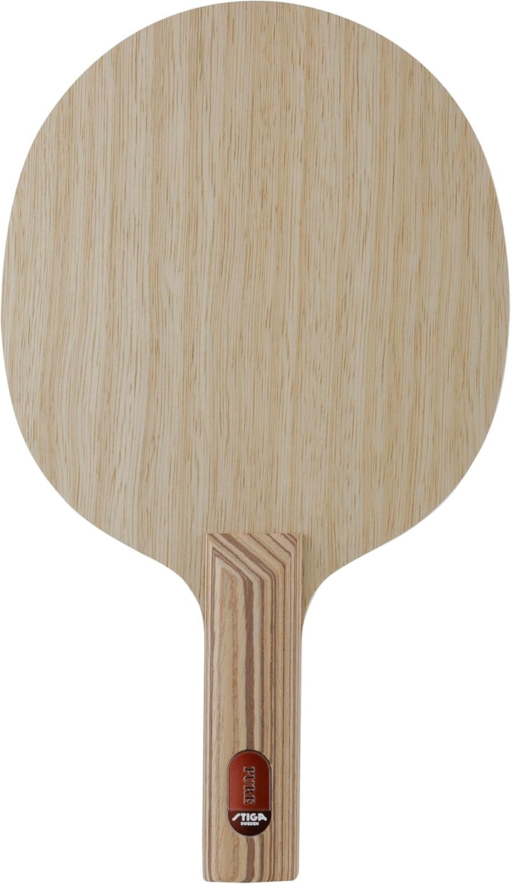 STIGA Tischtennisholz Pure - Professionelles Offensives Tischtennis Holz Blade – 7 Schichten reines