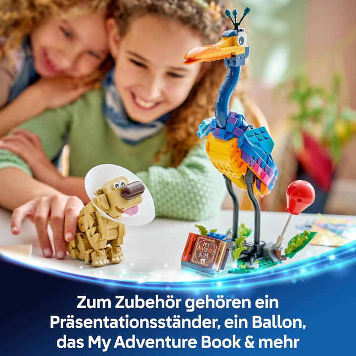 LEGO ǀ Disney and Pixar Kevin und Dug - Spielzeug Golden Retriever Hund & exotischer Vogel - DIY Dek