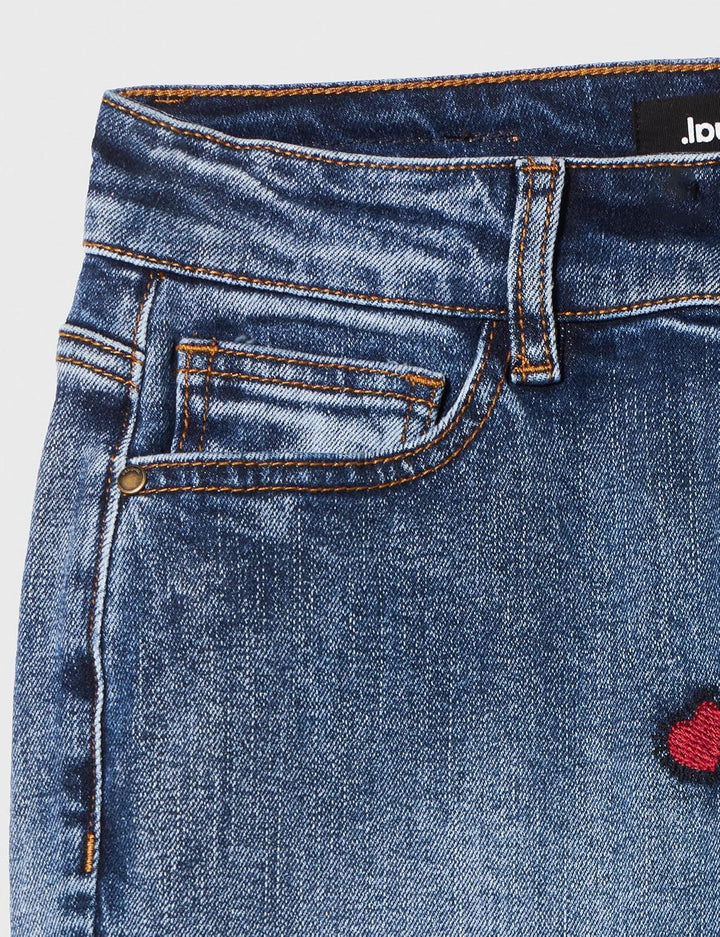 Desigual Damen Jeans 34 Blau, 34 Blau