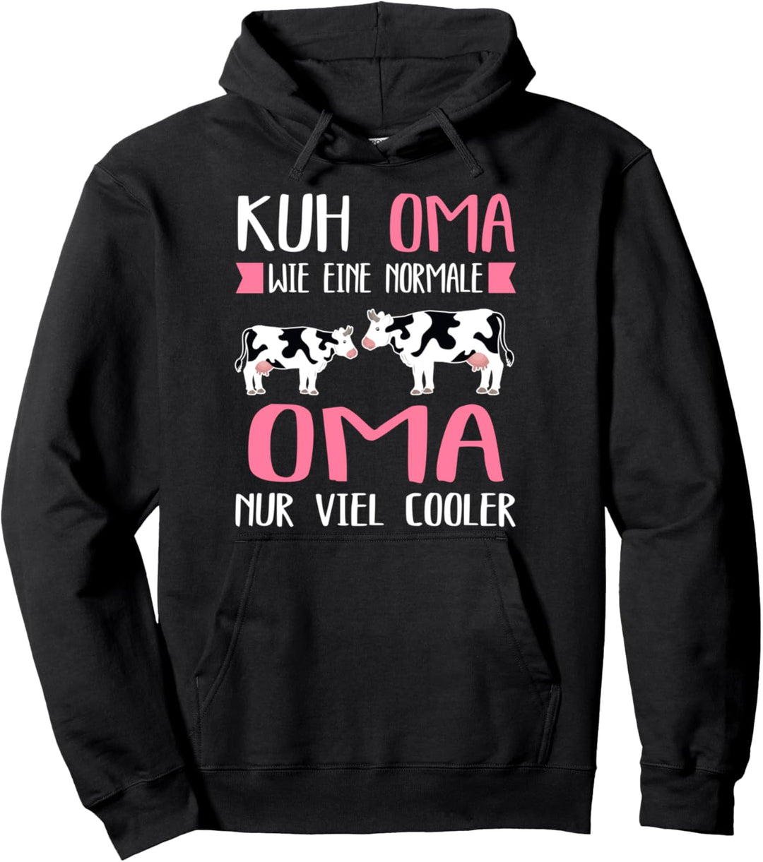 Kuh Oma Kühe Rinder Pullover Hoodie