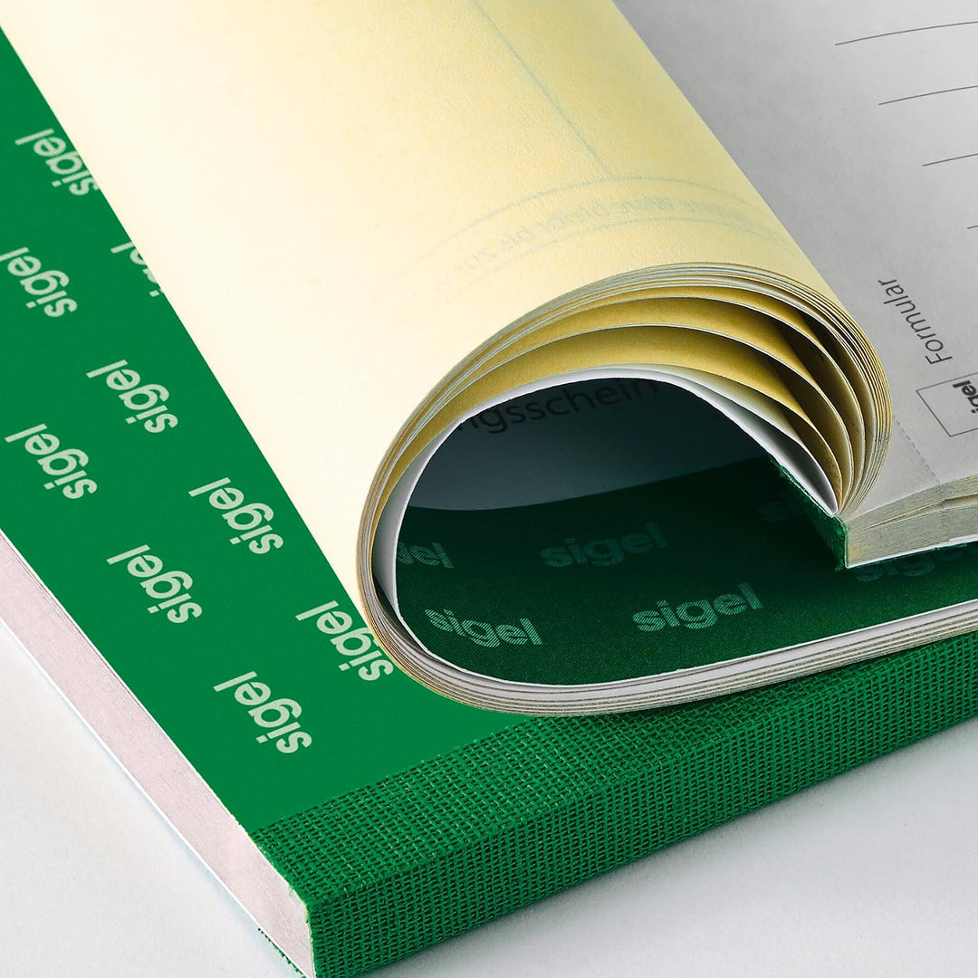 SIGEL BU615/10 Buchungsbeleg A6 quer, 10 Stück á 50 Blatt, 10 Stück