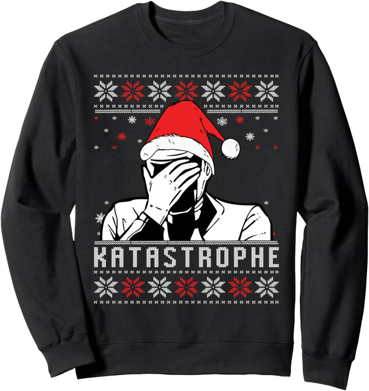 Katastrophe Vintage Retro Ugly Christmas Weihnachten Sweatshirt