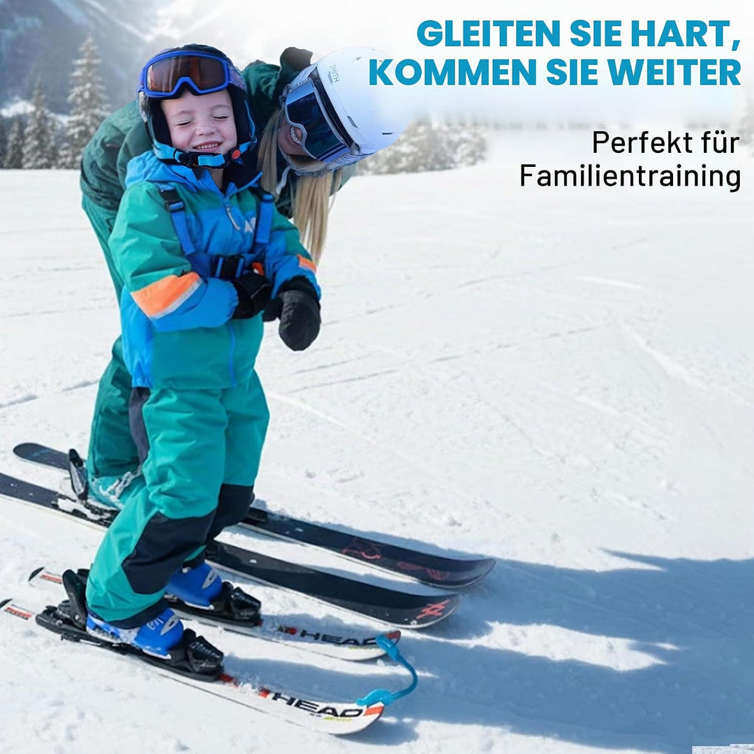 Wedgease - Ski Tip Connector - Teach Kids to Ski - Ski Trainer by Launch Pad Türkis, Türkis