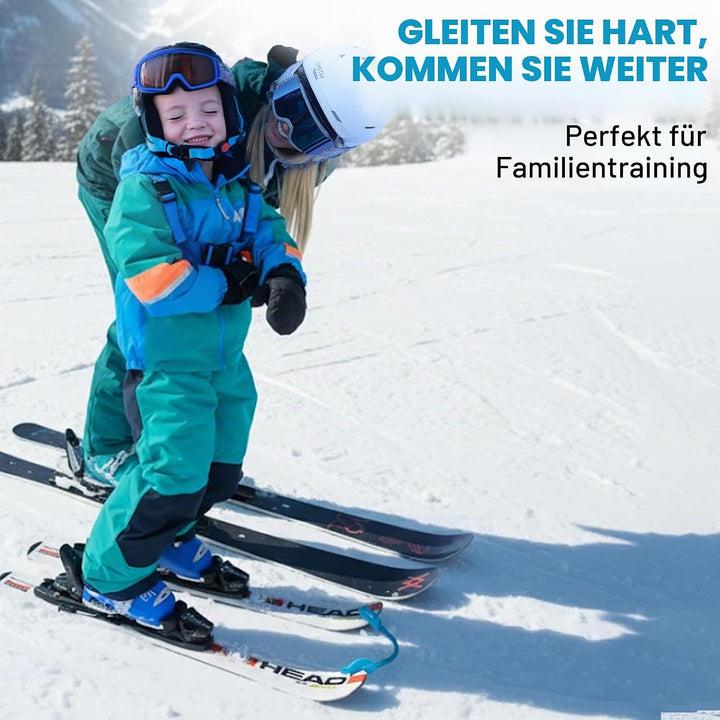 Wedgease - Ski Tip Connector - Teach Kids to Ski - Ski Trainer by Launch Pad Türkis, Türkis