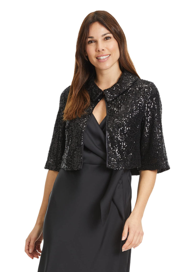 Vera Mont Damen Blazer 38 Schwarz, 38 Schwarz
