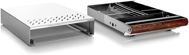 Abklopfbehälter Sudschublade Abschlagkasten Knockbox für Siebträger - mit Holzgriff Espresso Marese