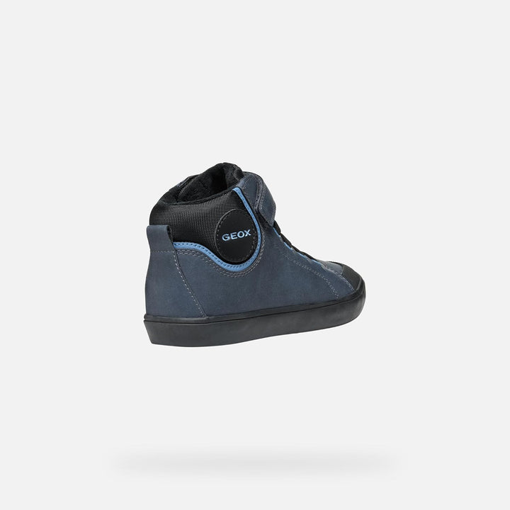Geox Jungen J Gisli Boy C Sneaker 38 EU Blau, 38 EU Blau