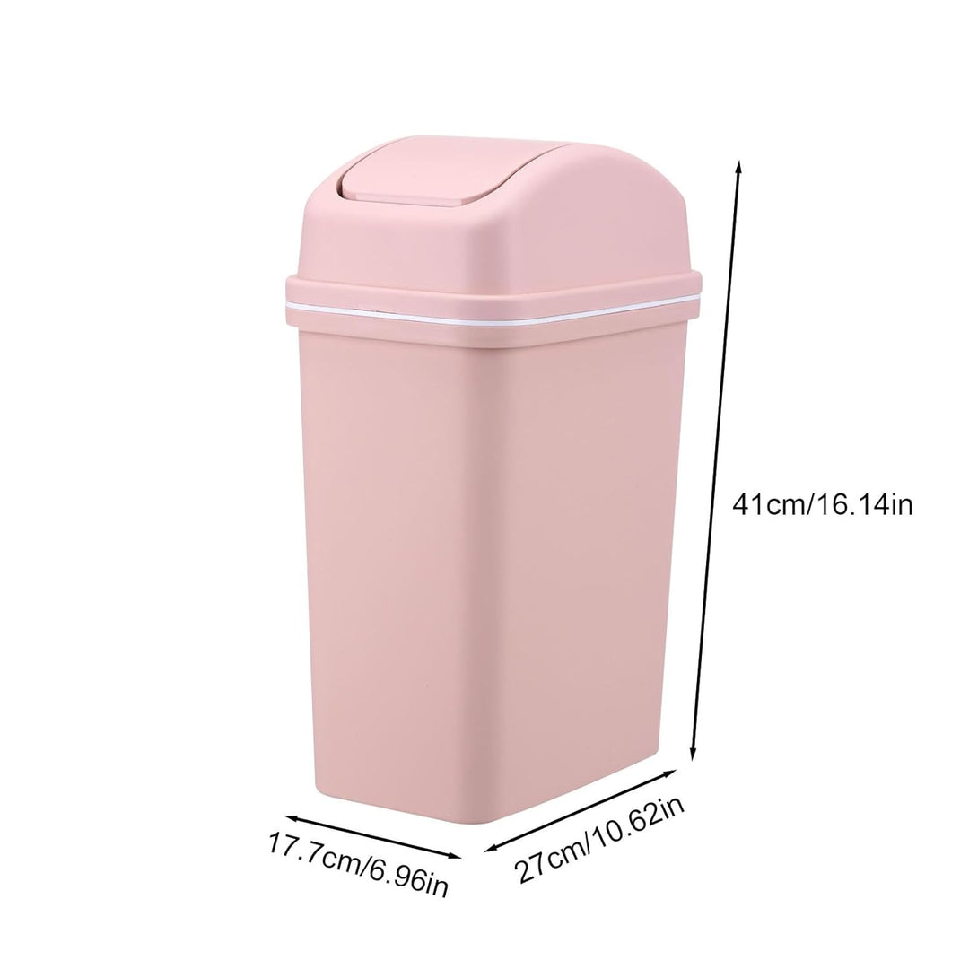 Hoher Küchenmülleimer, Mülleimer mit Schwingdeckel | 10L hoher Mülleimer mit Schwingdeckel,Badezimme