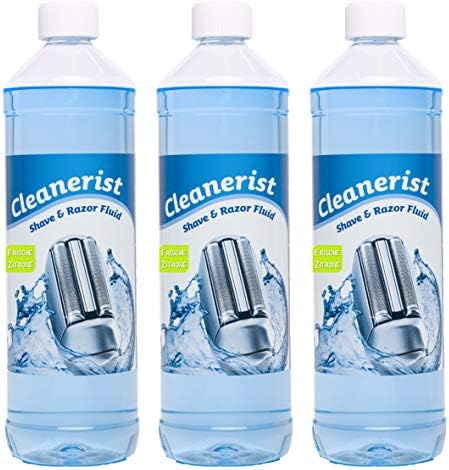 3 x 1 Cleanerist NEU !! "Mit Zitronenduft" Scherkopfreiniger zum Nachfüllen geeignet für die Rasiere