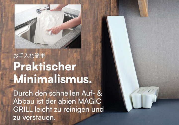 MAGIC GRILL – Japanischer Teppanyaki Elektrogrill - Für drinnen und draussen - Präzise Temperaturkon