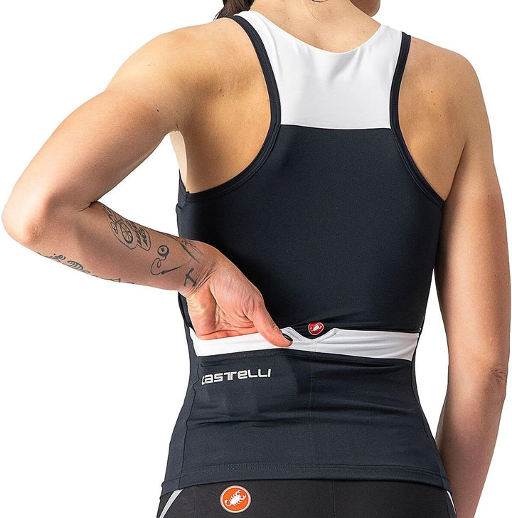 Castelli Damen Solaris Top Sweatshirt XS Schwarz, XS Schwarz