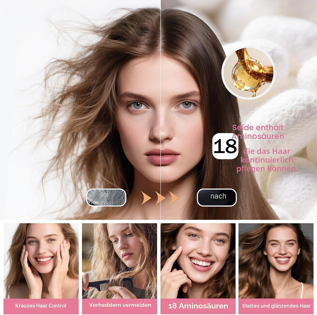 townssilk Beidseitig 100% 19mm Pure Maulbeerseide Kissenbezug für Haar und Haut Gesundheit, 1 Stück