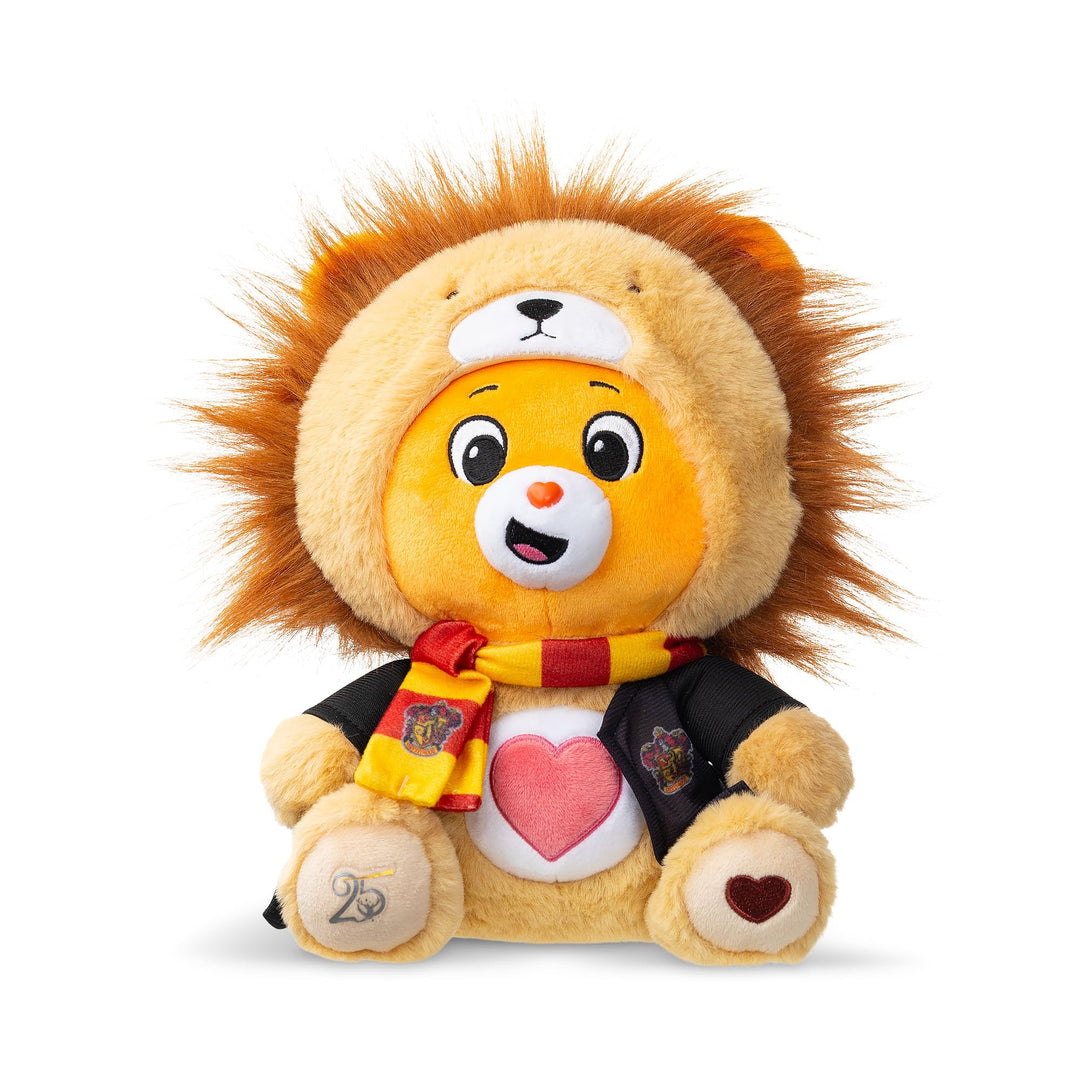 Care Bears x Harry Potter Gryffindor Tenderheart Bear 30cm Hoodie-Plüsch – Premium-Hogwarts-Haus-Sam