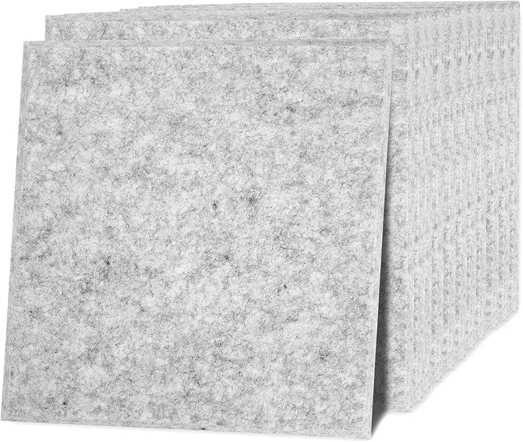 12 Stück Akustikplatten Akustische Schalldämmplatten Schallabsorber Platten Akustikpaneele zur effek