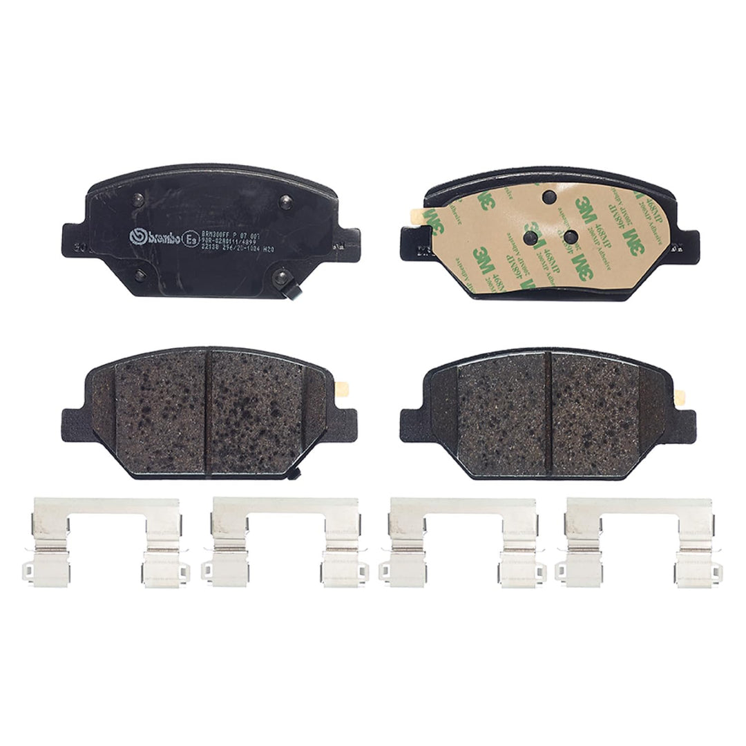 BREMBO Bremsbeläge mit Zubehör Vorne (P 07 007) passend für Vauxhall Insignia Mk II (B