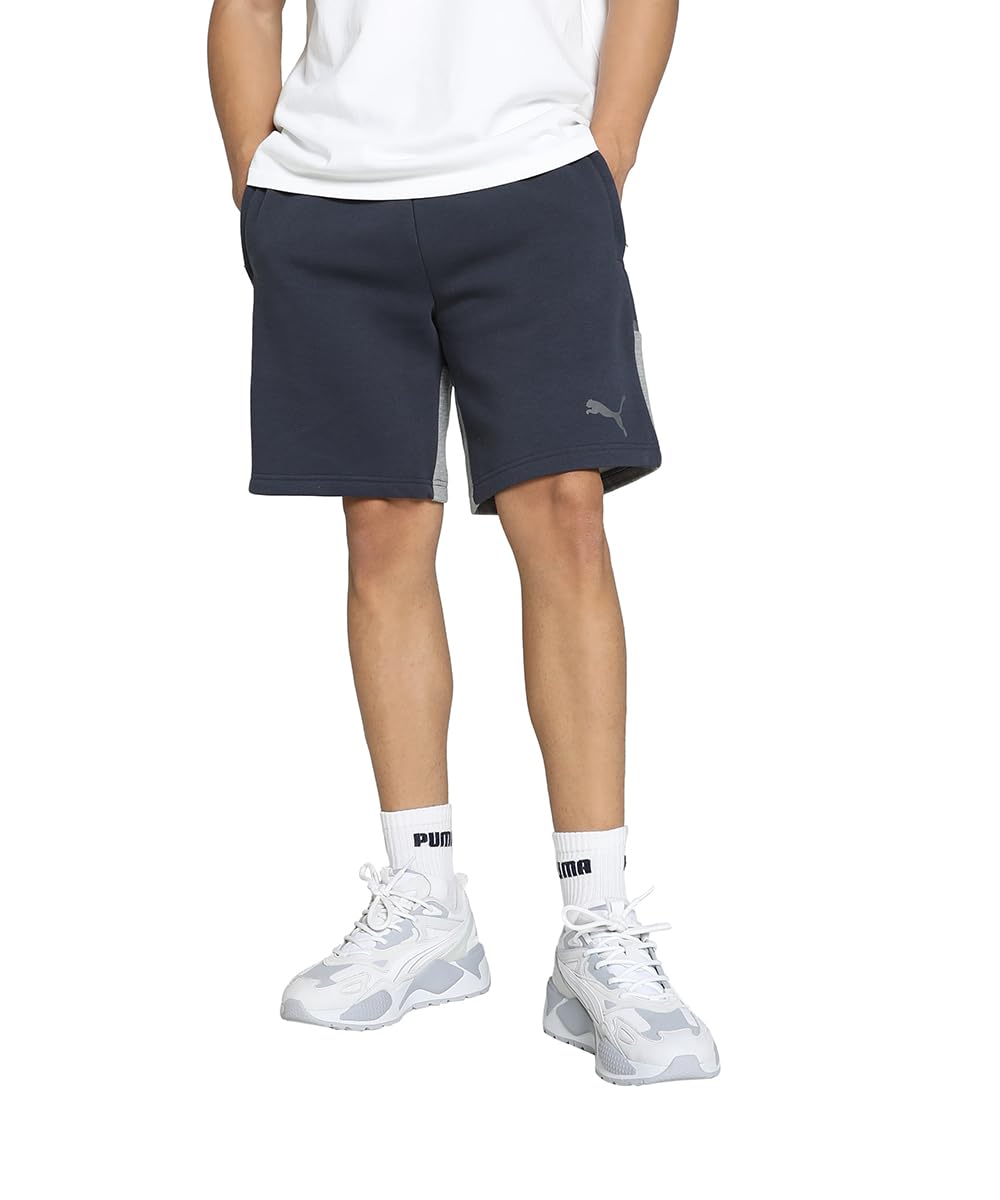 PUMA Herren Gestrickte Shorts Teamcup Casuals Shorts S Blau (Parisian Night), S Blau (Parisian Night