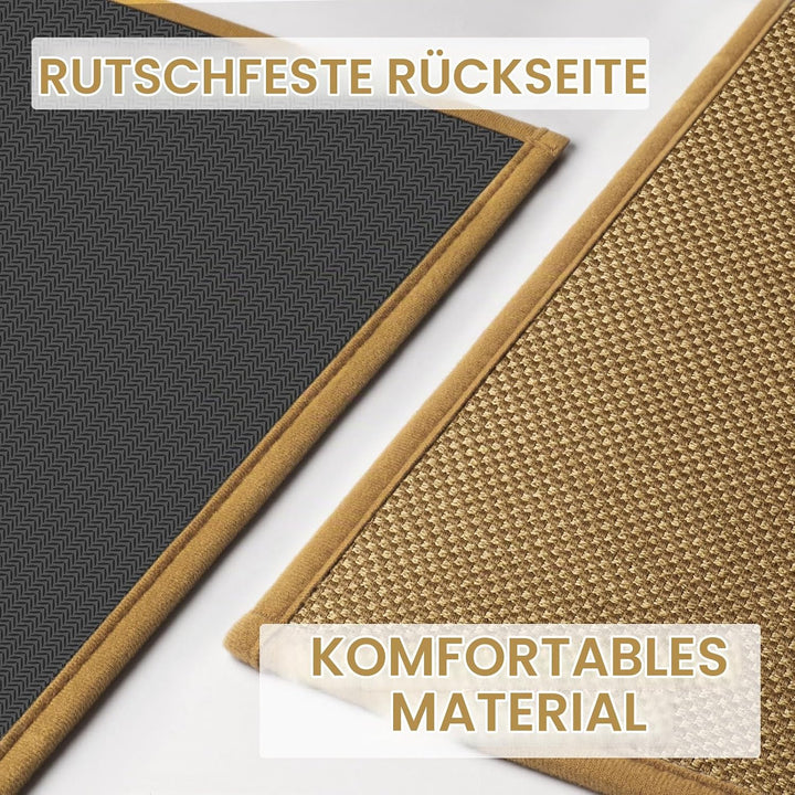 LEKEEPGO Fussmatte Innen 90 x 150 cm, rutschfest Fussmatte, waschbar Schmutzfangmatte, Dünn Türmatte