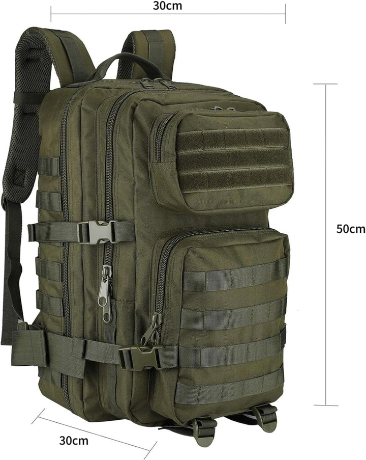 ProCase 40L Militär Taktische Rucksack, Grosse Kapazität 3 Tage Armee Assault Pack Bag Go Bag Rucksa