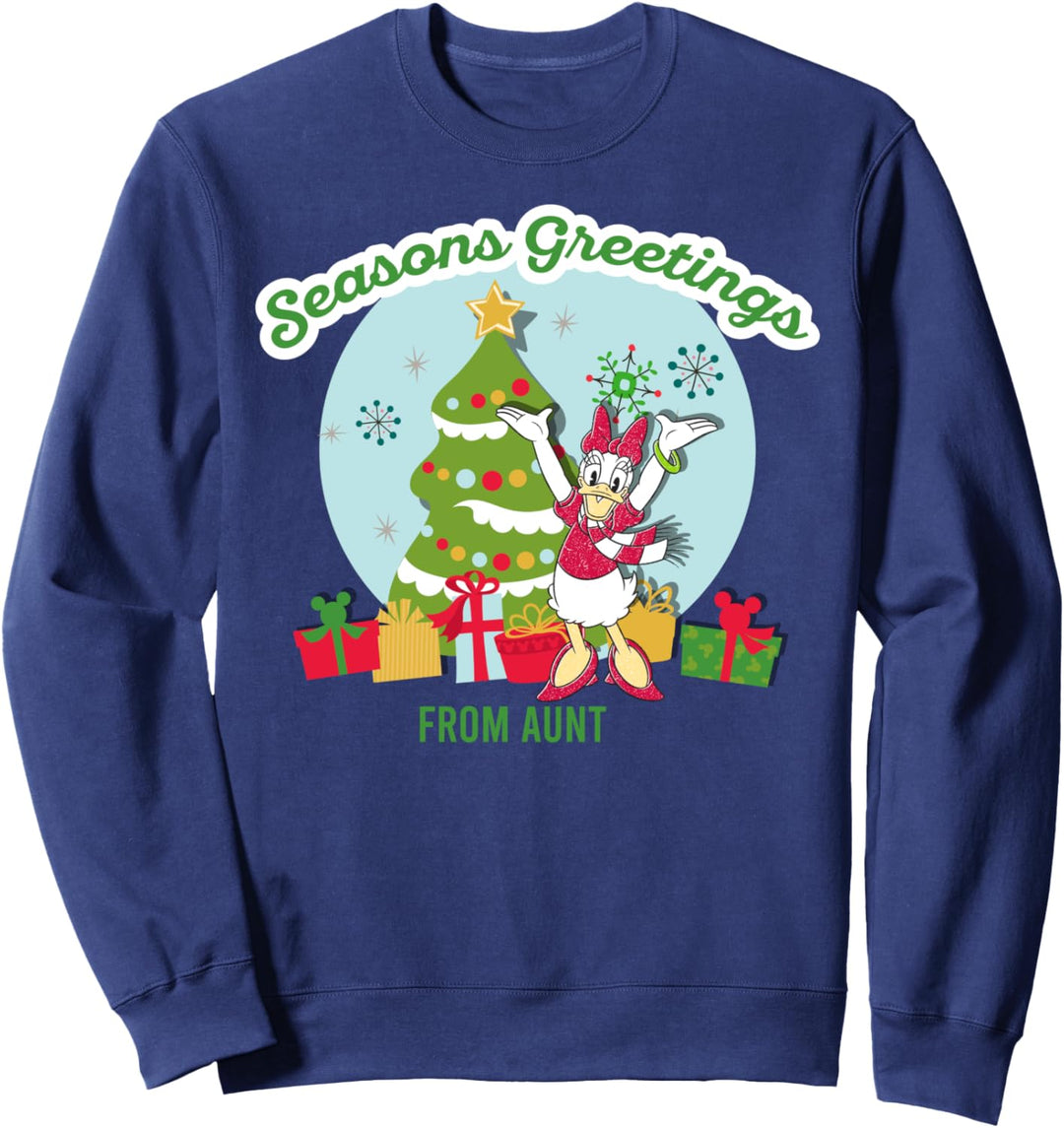 Disney Mickey And Friends Seasons Greetings From Aunt Sweatshirt