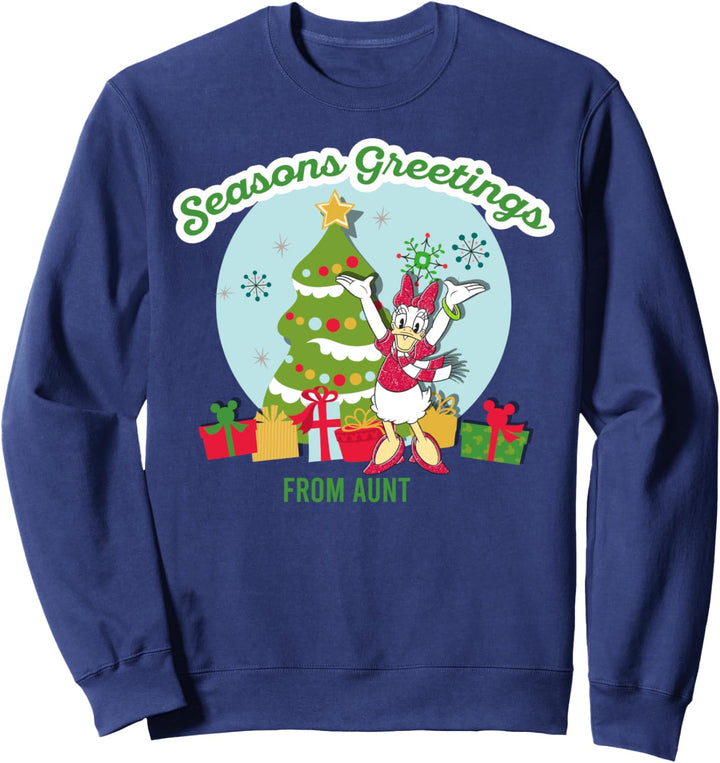 Disney Mickey And Friends Seasons Greetings From Aunt Sweatshirt