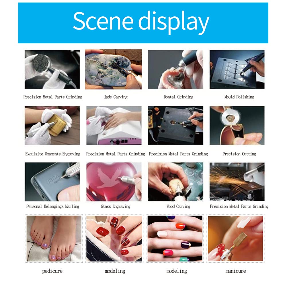 Elektrische Nagelfräser, 40000 U/Min, Professionelle Nail Drill, Elektrische Nagelfeile ManiküRe Set