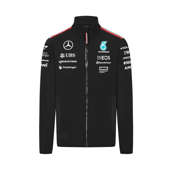 MERCEDES AMG PETRONAS F1 Herren 2024 Team Softshell-Jacke XL Schwarz, XL Schwarz