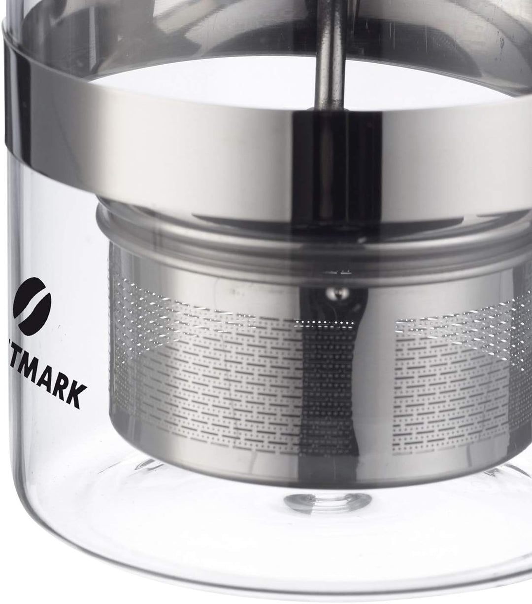 Westmark Teebereiter, 600 ml, Teatime, BPA-frei, Borosilikatglas und Edelstahl, 24802260, 600 ml