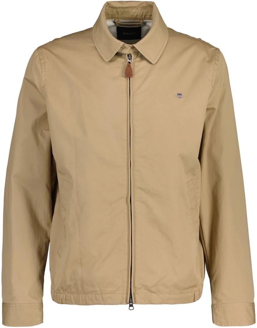 GANT Herren Cotton Windcheater Jacke M DARK KHAKI, M DARK KHAKI