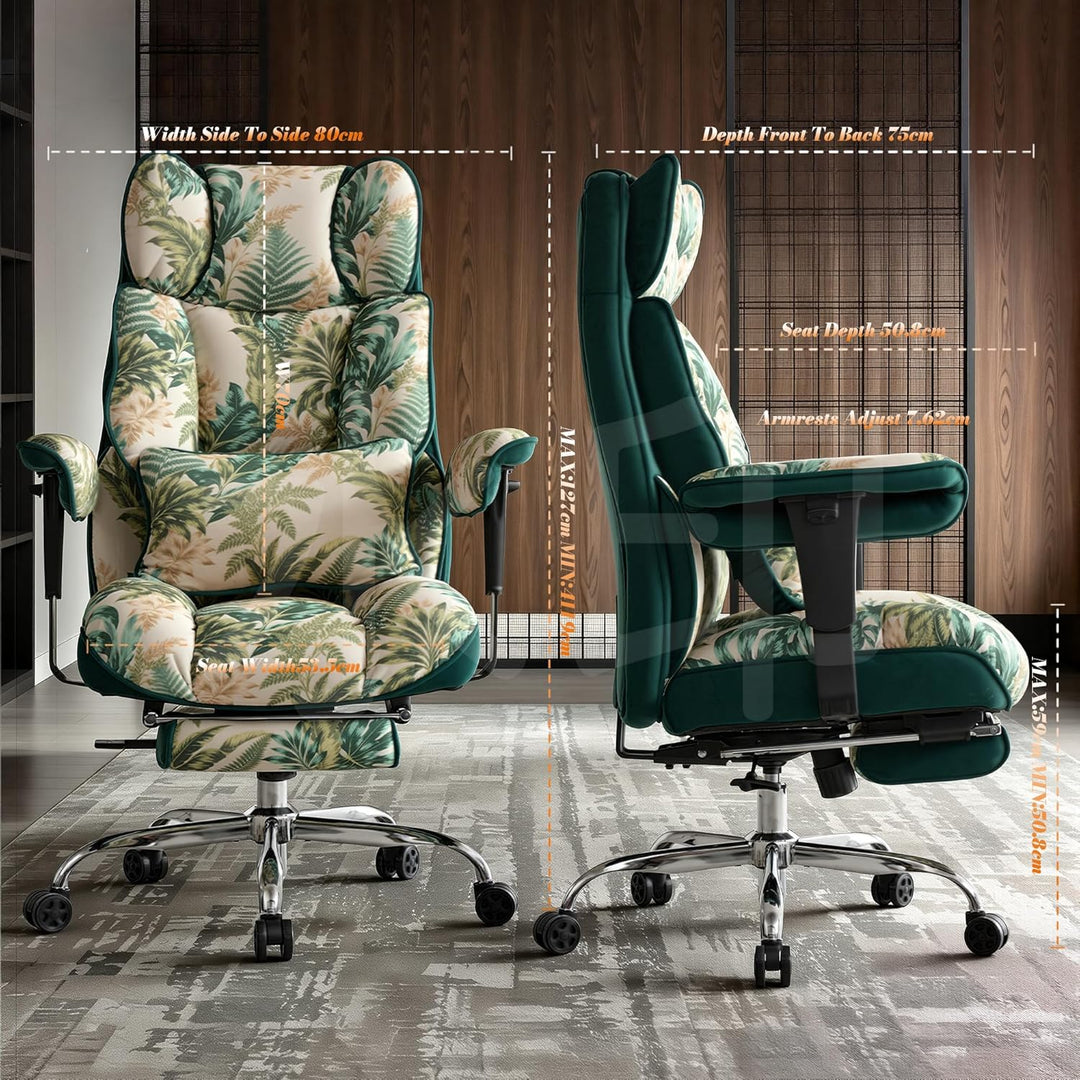 Efomao 3084 Fabric Tropical Green Tropisches Grün, Tropisches Grün