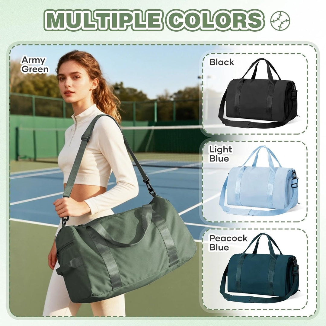 HYC00 Sport Duffel Bag Damen Herren Sporttasche mit Nassfach &amp; Schuhfach Reise Duffel Bags Übernacht