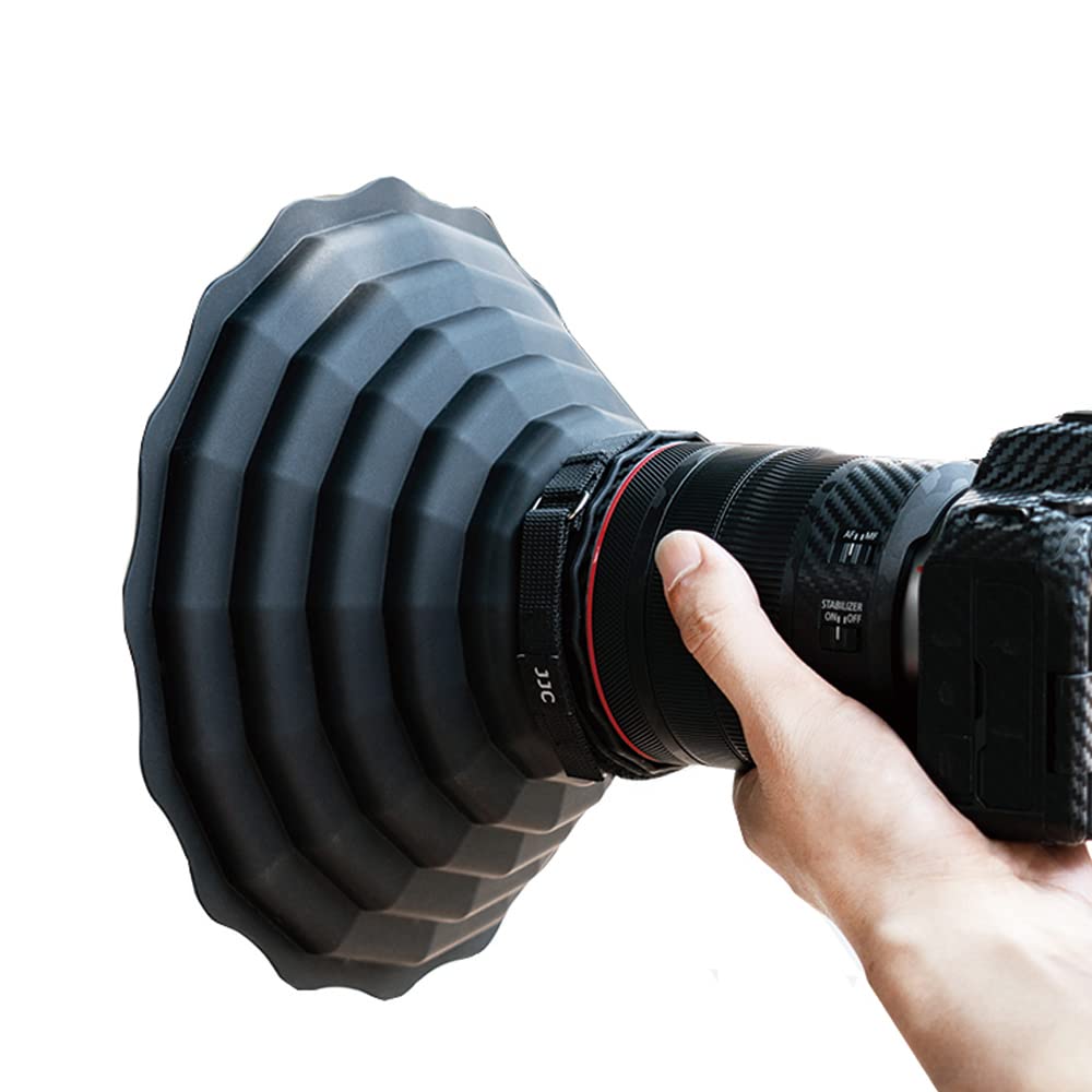 JJC Anti Reflex Silikon Gegenlichtblende für Canon Nikon Sony DSLR-Kameraobjektiv, Aussendurchmesser