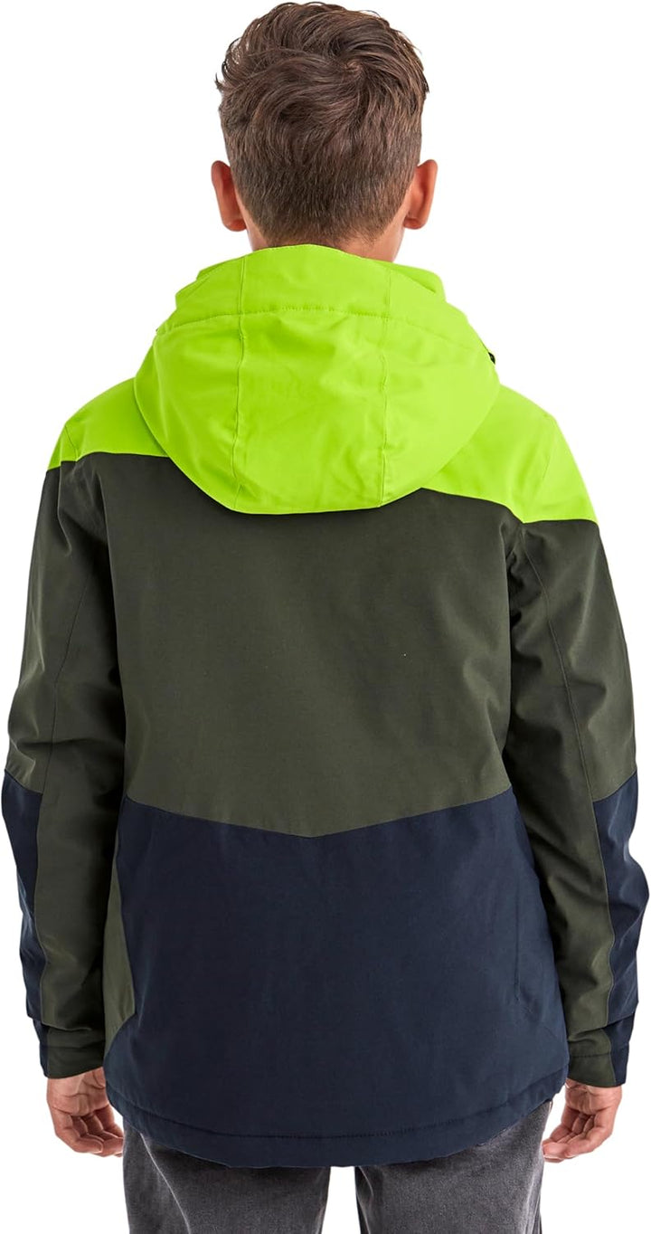 Killtec Jungen Ksw 161 Bys Ski Jckt Skijacke/Funktionsjacke mit Kapuze und Schneefang 128 apfel, 128