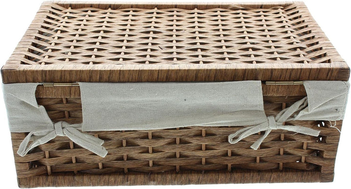 FRANK FLECHTWAREN Universaltruhe Präsent, aus Vollweide, 44 x 29 x 18 cm, vielseitig anwendbar,
