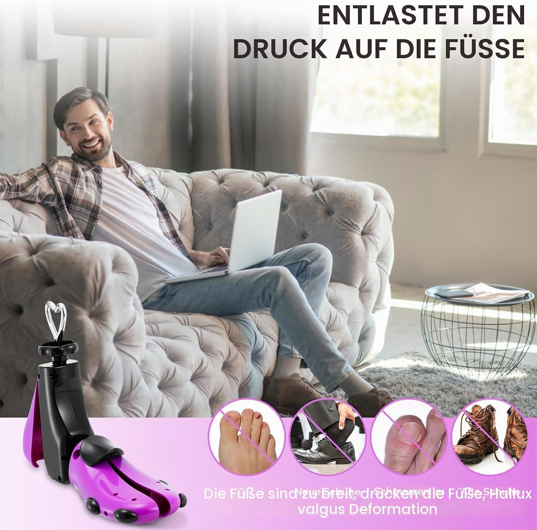 Schuhdehner Schuhweiter Stiefel Herren Damen, Schuhspanner Stiefel, Schuhdehner für Stiefel für Eins