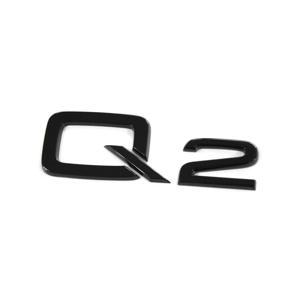 Audi 81A071803 Schriftzug Q2 Aufkleber Buchstaben Sticker Black Edition Emblem Modellschriftzug Mode