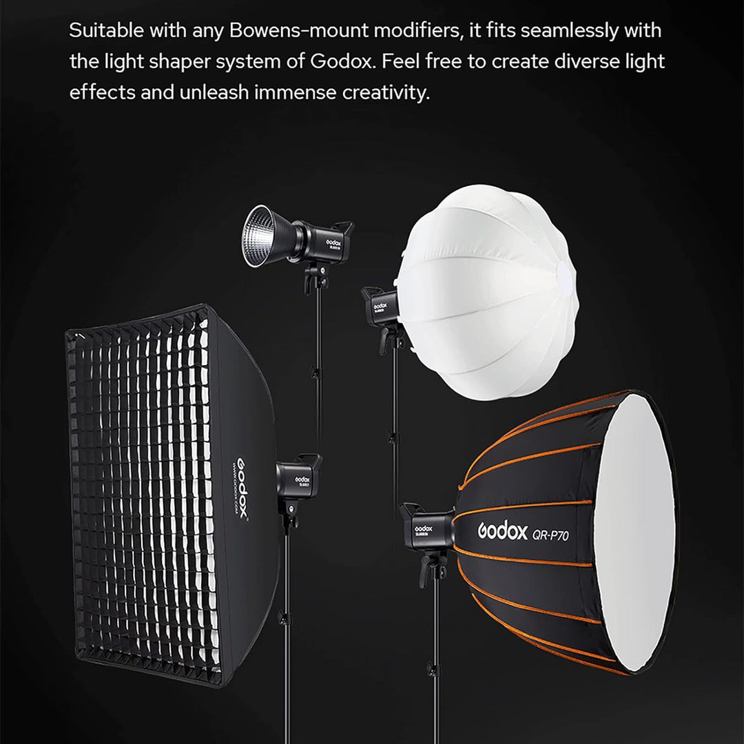 Godox SL60IID 6500K White LED Video Light 8 FX Effects, Silent Mode, 0%~100% Brightness Adjustment f